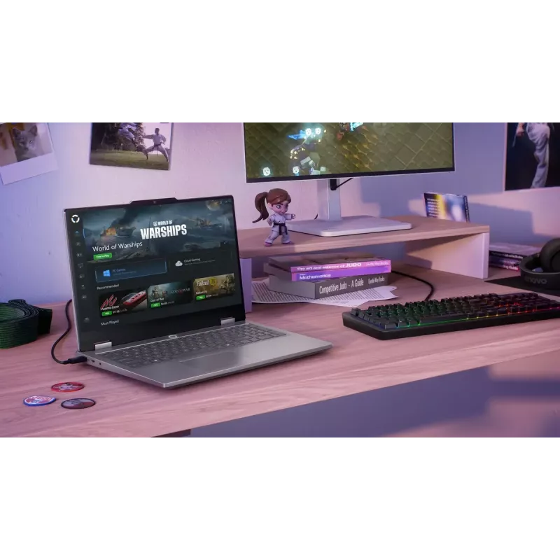 Lenovo LOQ 15IRX10 klēpjdators — 15,6 collu FHD IPS pretatspīduma, Intel Core i5‑13450HX, 16 GB DDR5, 1 TB SSD, NVIDIA GeForce RTX 5060 8 GB, Windows 11 Home