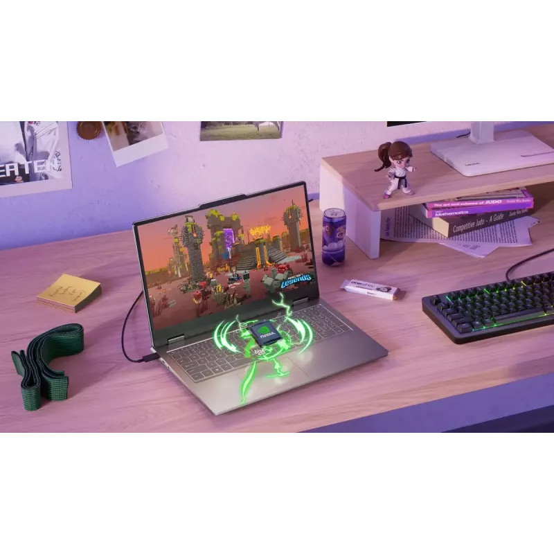 Lenovo LOQ 15IRX10 klēpjdators — 15,6 collu FHD IPS pretatspīduma, Intel Core i5‑13450HX, 16 GB DDR5, 1 TB SSD, NVIDIA GeForce RTX 5060 8 GB, Windows 11 Home