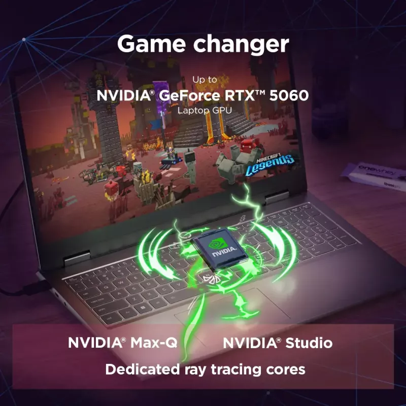 Lenovo LOQ 15IRX10 klēpjdators — 15,6 collu FHD IPS pretatspīduma, Intel Core i5‑13450HX, 16 GB DDR5, 1 TB SSD, NVIDIA GeForce RTX 5060 8 GB, Windows 11 Home