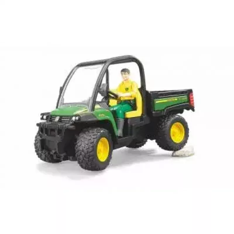 Rotaļu transportlīdzeklis BRUDER John Deere Gator XUV 855D ar vadītāju