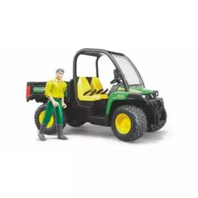 Rotaļu transportlīdzeklis BRUDER John Deere Gator XUV 855D ar vadītāju
