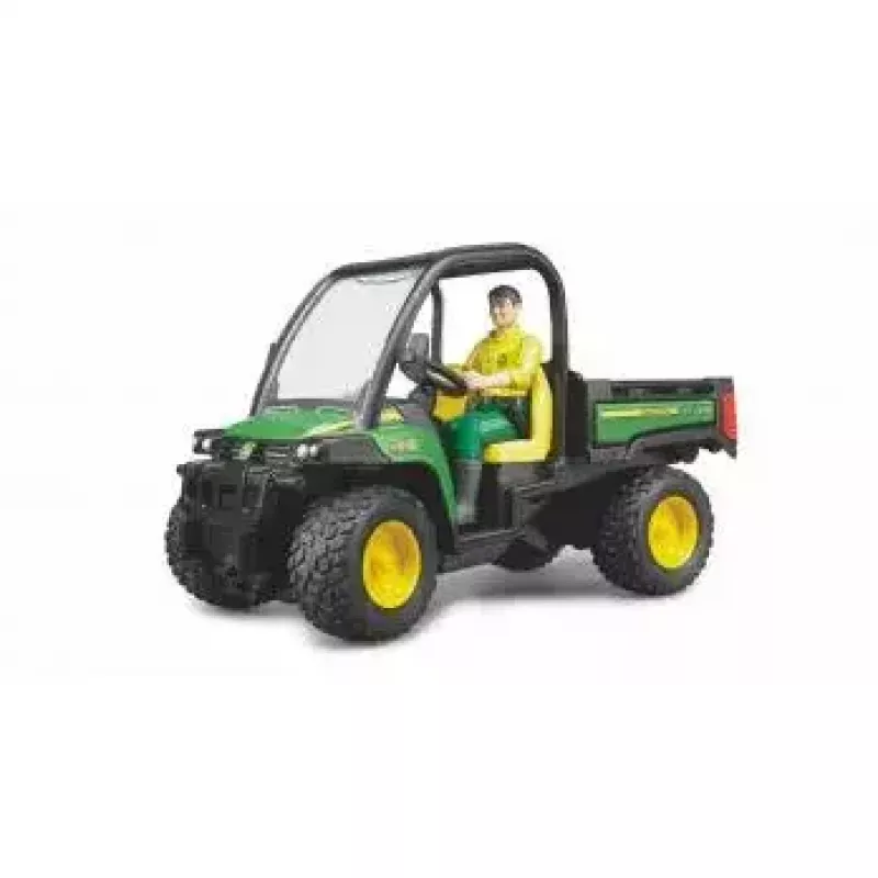 Rotaļu transportlīdzeklis BRUDER John Deere Gator XUV 855D ar vadītāju