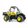 Rotaļu transportlīdzeklis BRUDER John Deere Gator XUV 855D ar vadītāju