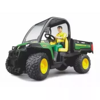 Rotaļu transportlīdzeklis BRUDER John Deere Gator XUV 855D ar vadītāju