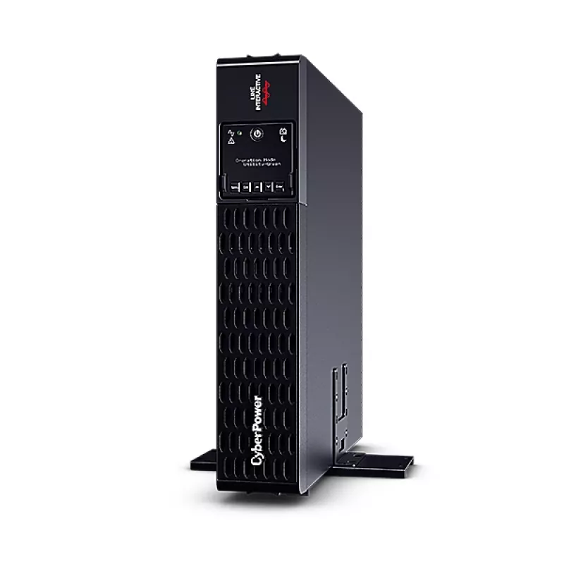 Nepārtrauktās barošanas avots CYBERPOWER PR1500ERT2U 1,5 kVA / 1500 W, Line-Interactive, tīrs sinusoidāls, 10x C13 kontaktligzdas, 2U statīvs