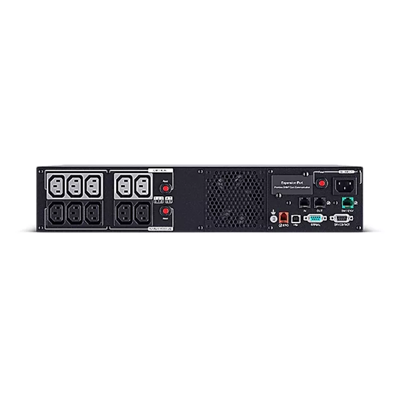 Nepārtrauktās barošanas avots CYBERPOWER PR1500ERT2U 1,5 kVA / 1500 W, Line-Interactive, tīrs sinusoidāls, 10x C13 kontaktligzdas, 2U statīvs