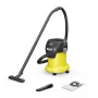 Mucas putekļsūcējs Karcher KWD 3 V-17/4/20/F — 17 L, 1000 W, sausā un mitrā tīrīšana, 2 m šļūtene