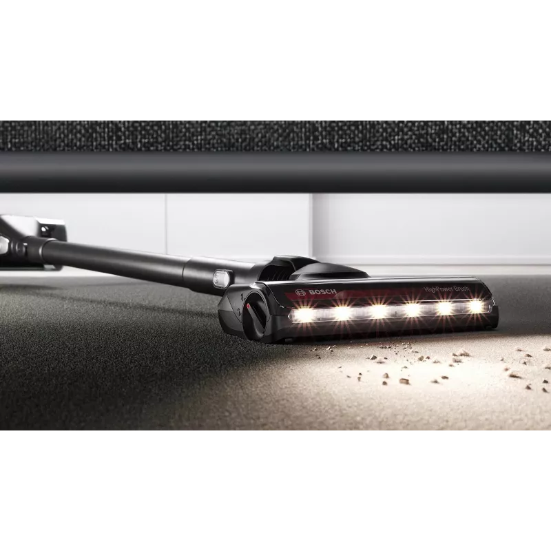 Bosch Serie 6 BBS611LAG stieņa putekļsūcējs/elektriskā slota 2-in-1 stieņa putekļsūcējs Baterija Sausā tīrīšana Bez maisiņa 0,3 L Zils 2,5 Ah