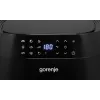Karstā gaisa fritē Gorenje AF1409DB — 3,2 L ietilpība, 1400 W, LED displejs, min. temperatūra 90 °C, melna