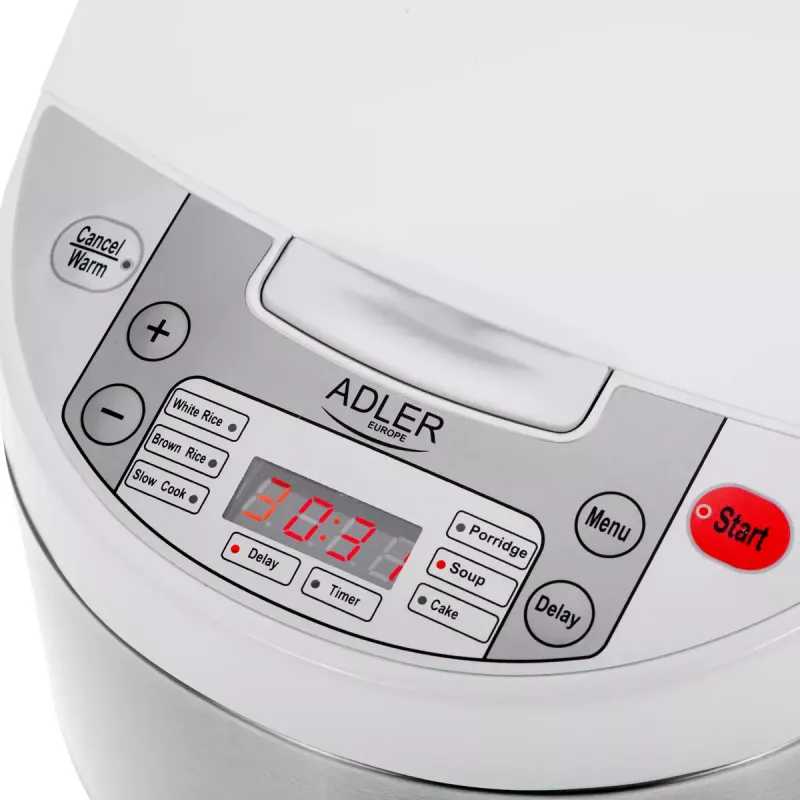 Multivārāmais katls Adler AD 6420 — 700 W, 3,25 L tilpums, 6 programmējamas programmas, LED displejs