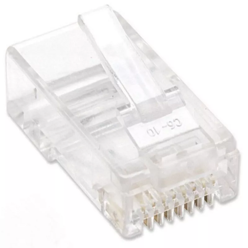 Techly IWP-JAR-C5RTY stieples savienotājs RJ45 Caurspīdīgs