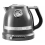 Elektriskā tējkanna KITCHENAID 5KEK1522EMS — 1,5 L, 2400 W, nerūsējošais tērauds, 7 temperatūras iestatījumi