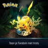 4D Build, Pokémon Pikachu 3D modeļa komplekts, Pokémon figūra, Kanto First Partner kolekcija, galda dekors, 201 detaļas, no 12 gadu vecuma