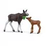 Figūru komplekts Schleich WILD LIFE Aļņu ģimene — reālistiskas dzīvnieku figūriņas, 3+ gadi, daudzkrāsu
