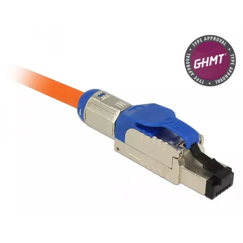 RJ-45 vadu savienotājs DeLOCK 86487 zils sudraba