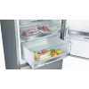 Bosch Serie 6 KGE39AICA ledusskapis ar saldētavu, brīvi stāvošs, 343 L, nerūsējošais tērauds