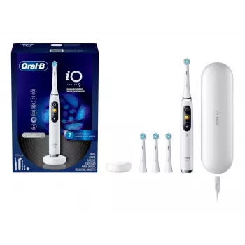 Electric toothbrush Oral‑B iO Series 9 Luxe Edition — balta Alabaster