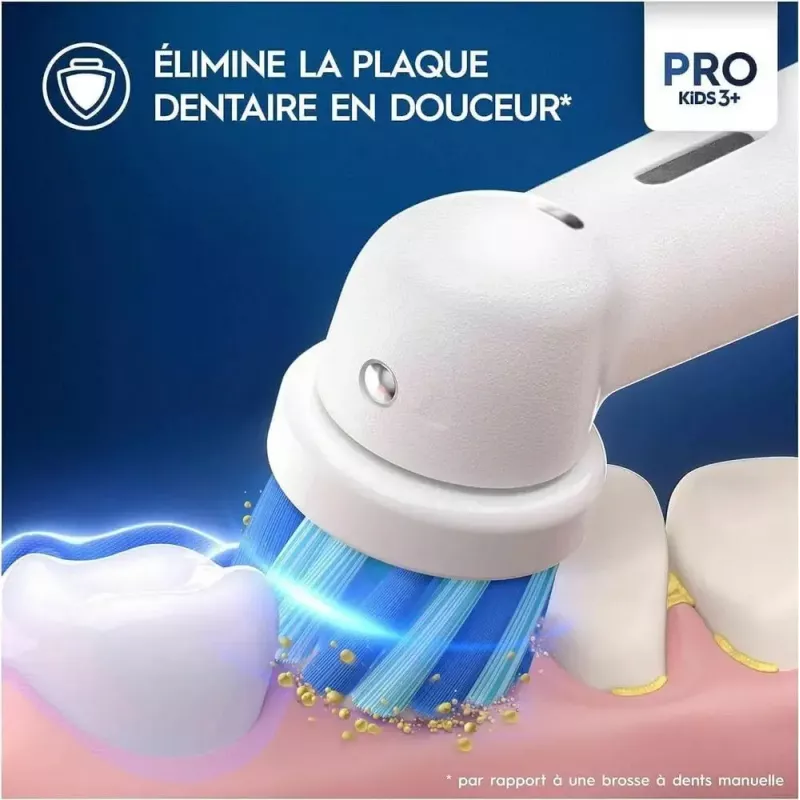 Oral-B Kids Pro Kids3+ 4 gab. Daudzkrāsu, Balts