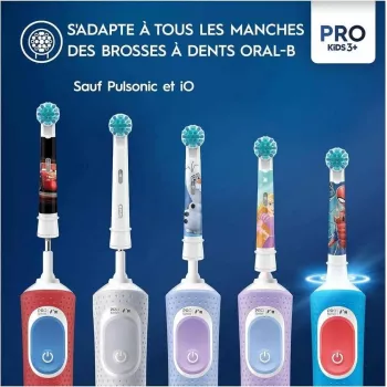 Oral-B Kids Pro Kids3+ 4 gab. Daudzkrāsu, Balts