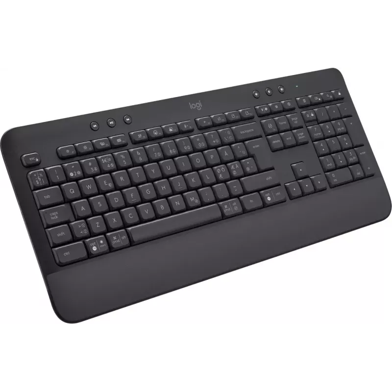 Logitech SIGNATURE K650 pilna izmēra bezvadu tastatūra ar plaukstas balstu