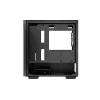 PC Case DeepCool MATREXX 40 3FS Micro Tower — Micro ATX/Mini-ITX, rūdīts stikls, 3x140/2x120 ventilatoru atbalsts, GPU līdz 320 mm, 2x3,5 collu + 2x2,5 collu, melns