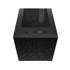 PC Case DeepCool MATREXX 40 3FS Micro Tower — Micro ATX/Mini-ITX, rūdīts stikls, 3x140/2x120 ventilatoru atbalsts, GPU līdz 320 mm, 2x3,5 collu + 2x2,5 collu, melns