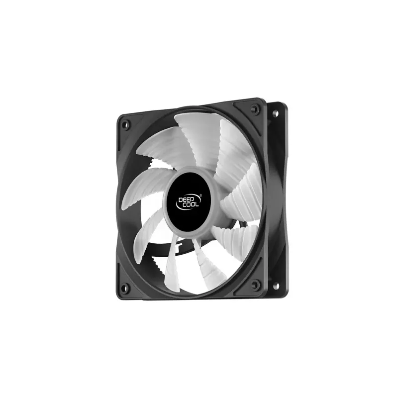 PC Case DeepCool MATREXX 40 3FS Micro Tower — Micro ATX/Mini-ITX, rūdīts stikls, 3x140/2x120 ventilatoru atbalsts, GPU līdz 320 mm, 2x3,5 collu + 2x2,5 collu, melns