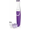 Bikini zonas trimeris Philips Essential BRT383/15, 3 garuma iestatījumi, AA baterija, 120 min. darbības laiks, balts/violets
