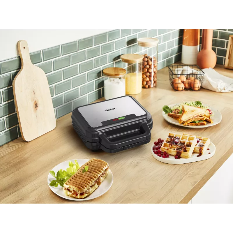 Tefal SW383D10 sviestmaižu krāsns 700 W, melna, nerūsējošais tērauds