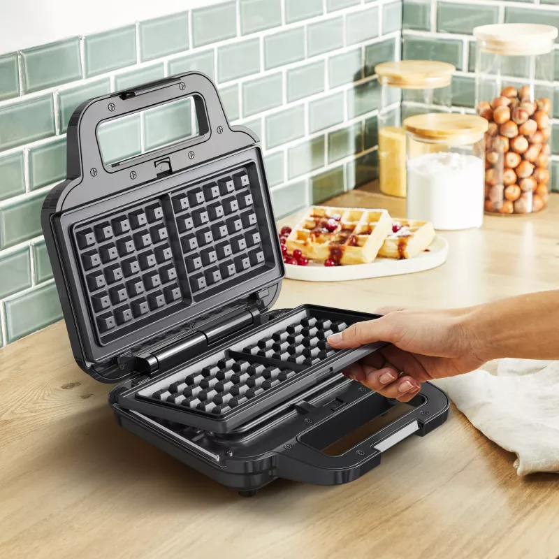Tefal SW383D10 sviestmaižu krāsns 700 W, melna, nerūsējošais tērauds