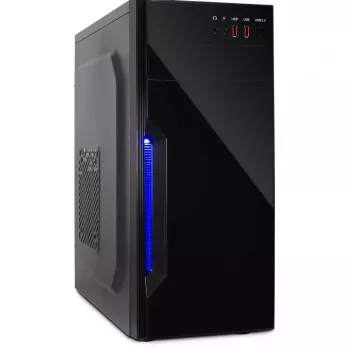 PC korpuss Inter-Tech B-42 Midi Tower melns