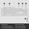Bezvadu tastatūras un peles komplekts Logitech MK295 Silent