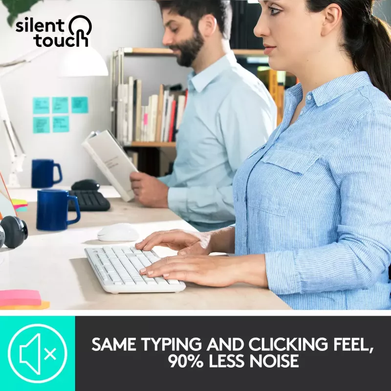 Bezvadu tastatūras un peles komplekts Logitech MK295 Silent