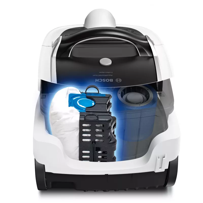 Putekļu maisiņš cilindriskajam putekļsūcējam Bosch BBZWD4BAG, balts, 4 gab. iepakojumā