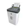 Papīra smalcinātājs HP ONESHRED Auto 200CC — automātiskā padeve 200 lapu ietilpība, mikro griezums P-4, 28 L tvertne, balts-pelēks