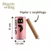 Kompostējami kaku maisiņi Starch Bag STARCHBAG BIO ceriņi, augu šķiedras, 8 × 15 gab.
