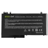 Baterija zaļa Cell DE117 DELL Latitude 11 3150/3160, 12/ E5250/E5270 — LiPo 11.1V 3400mAh, 4 elementi, melna