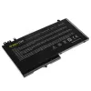 Baterija zaļa Cell DE117 DELL Latitude 11 3150/3160, 12/ E5250/E5270 — LiPo 11.1V 3400mAh, 4 elementi, melna