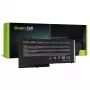 Baterija zaļa Cell DE117 DELL Latitude 11 3150/3160, 12/ E5250/E5270 — LiPo 11.1V 3400mAh, 4 elementi, melna