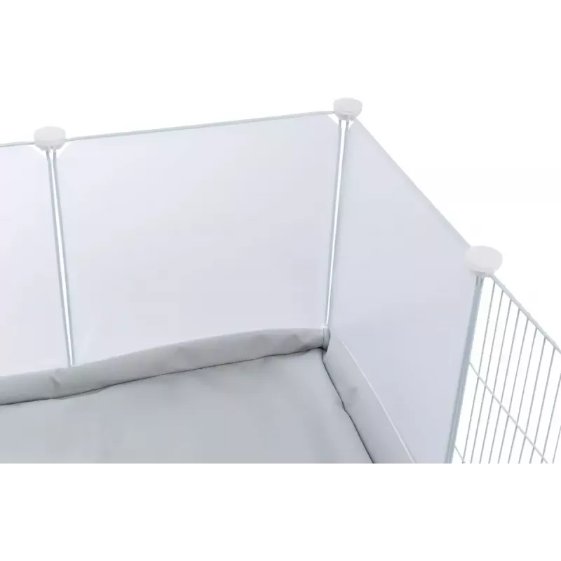 Iekštelpu aploka Trixie TX-62460 jūrascūciņām/trušiem, metāla, pelēks, 1400×700×350 mm