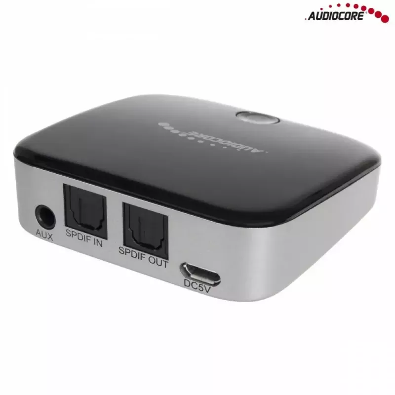 Audiocore AC830 (Baseus Qiyin) Bluetooth 5.0 AUX uztvērējs, melns