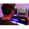 Hercules HDP DJ60 austiņas, vadu, galvas stīpa, mūzika, melna