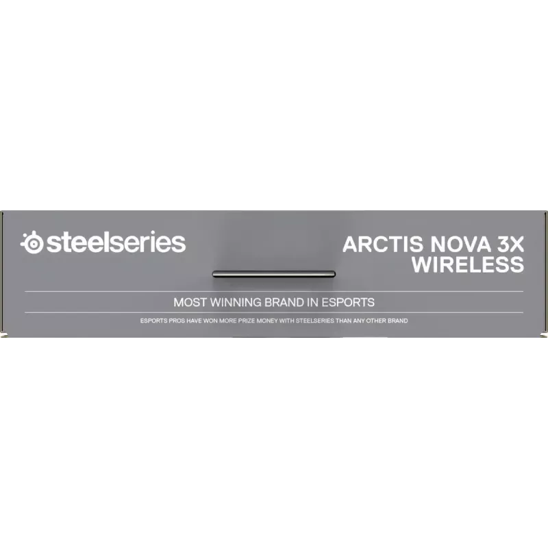 Austiņas STEELSERIES Arctis Nova 3X Wireless — binokulāras uzliktavas austiņas, Bluetooth 5.3, 2,4 GHz RF, 40 h akumulators, USB-C