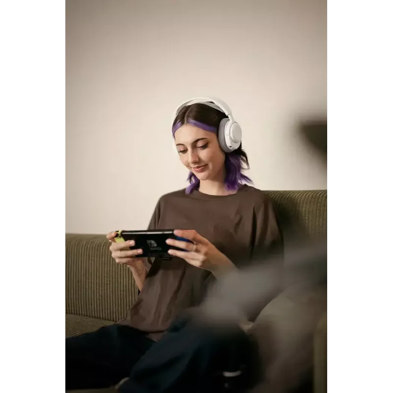 Austiņas STEELSERIES Arctis Nova 3X Wireless — binokulāras uzliktavas austiņas, Bluetooth 5.3, 2,4 GHz RF, 40 h akumulators, USB-C