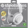 Austiņas STEELSERIES Arctis Nova 3X Wireless — binokulāras uzliktavas austiņas, Bluetooth 5.3, 2,4 GHz RF, 40 h akumulators, USB-C