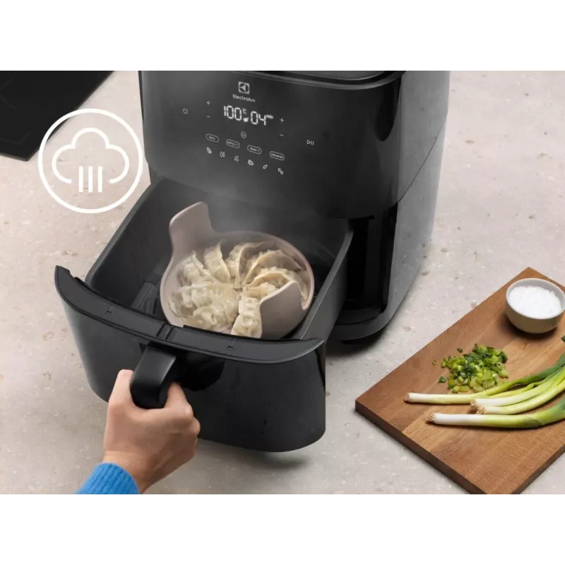 Electrolux EAF7SB atsevišķi stāvoša 6,9 L karstā gaisa fritieris 1700 W melnā krāsā