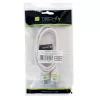 Techly 5m High Speed ​​HDMI kabelis ar Ethernet A/A vīr./vīr. Balts ICOC HDMI-4-050WH