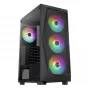 PC korpuss Aerocool Falcon ARGB Midi Tornis Melns