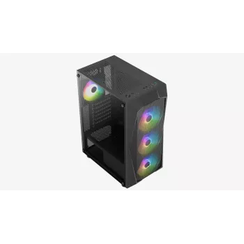 PC korpuss Aerocool Falcon ARGB Midi Tornis Melns