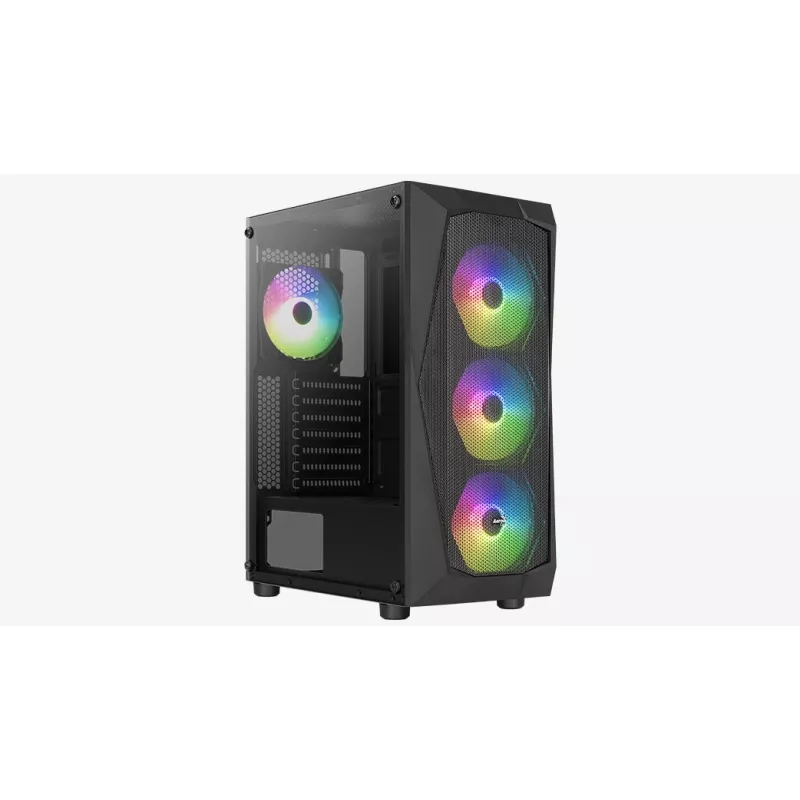 PC korpuss Aerocool Falcon ARGB Midi Tornis Melns